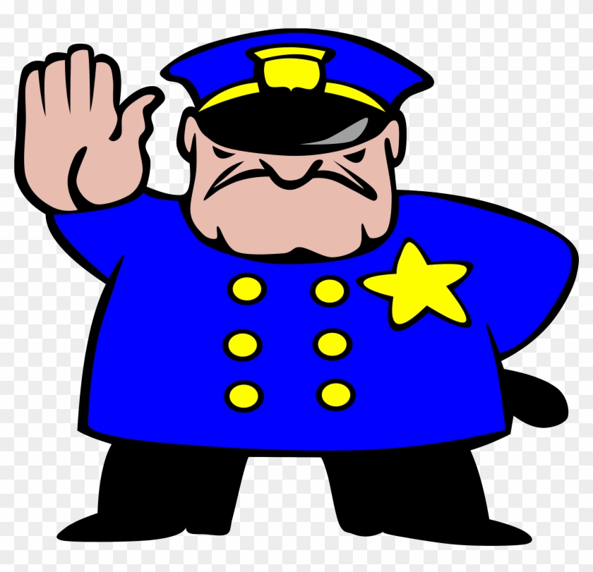 Cartoon Security Guard Clipart - Rule Clipart #52929