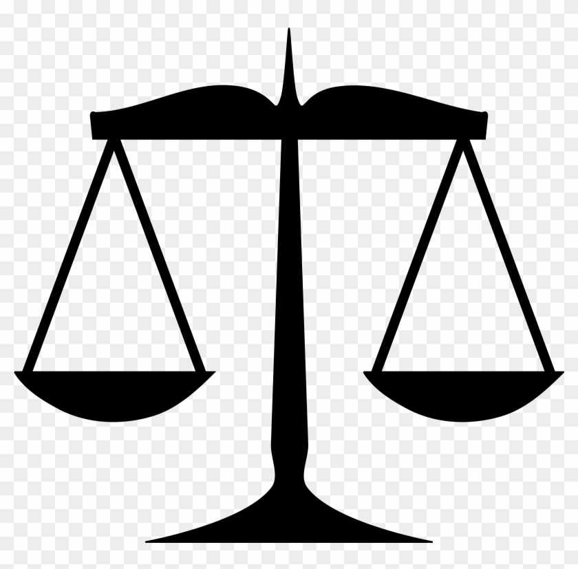 Clip Art Free Public Records Cliparts - Scales Of Justice Clip Art #52931