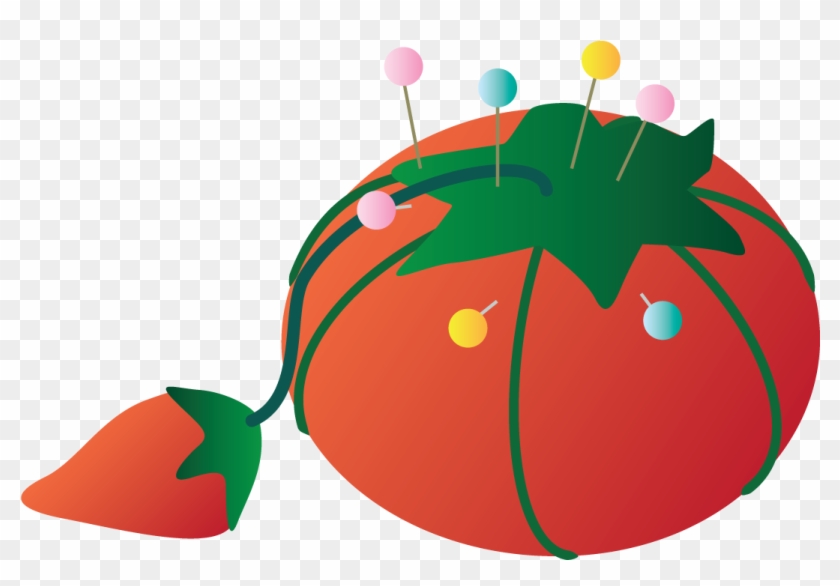 Tomato Pin Cushion Ghg Image - Pin Cushion Clip Art #52974