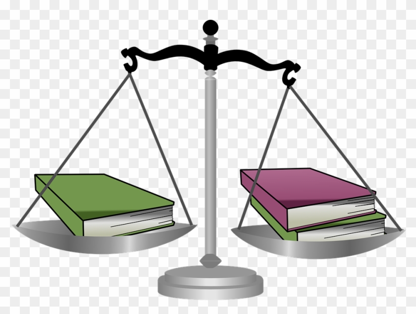 Scale Weigh Judge Books Equial Balance Justice - Weighted Classes #53024