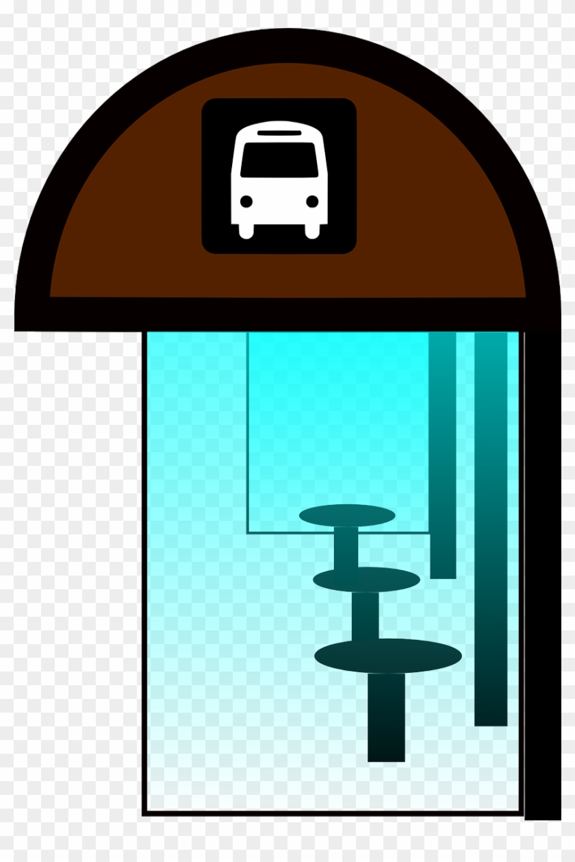 City Bus Stop Clipart - Bus Stop Clip Art #53023