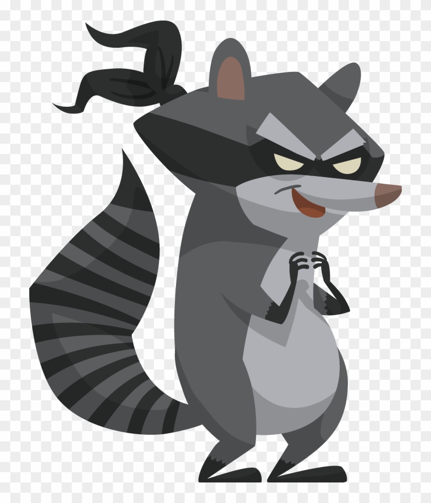 Bad - Raccoon Bandit Cartoon #53216
