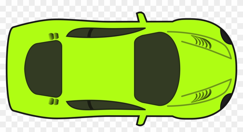 Race Car Clipart Transparent Car - Car Top View Clipart #270788