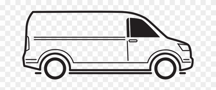 Blank Van Clip Art - Van Car Clip Art Black And White #270795