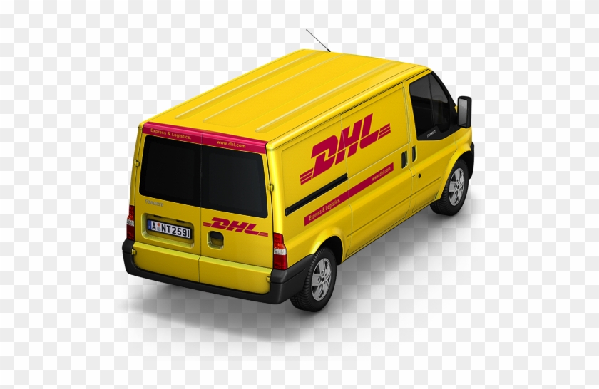 Dhl Van Back Icon - Dhl Clipart #270814