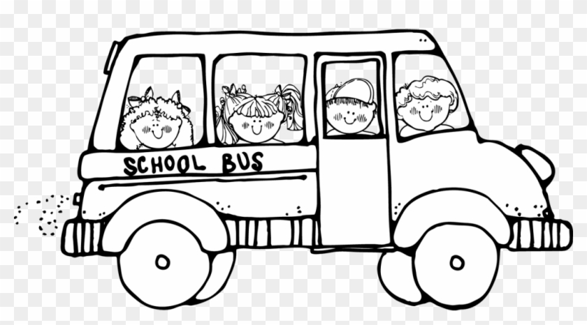 School Bus Color Pages Coloring Pages - School Bus Clipart Black And White #270884