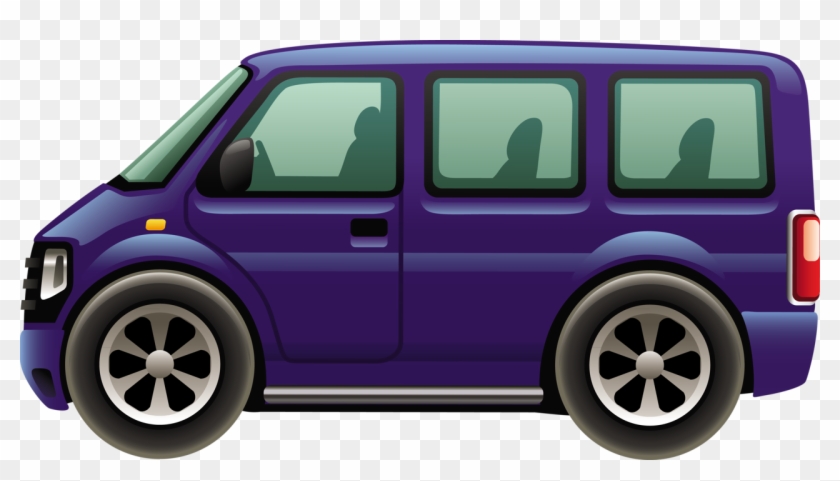 Cartoon Passenger Van Png Clipart - Cartoon Vehicle Png #270907