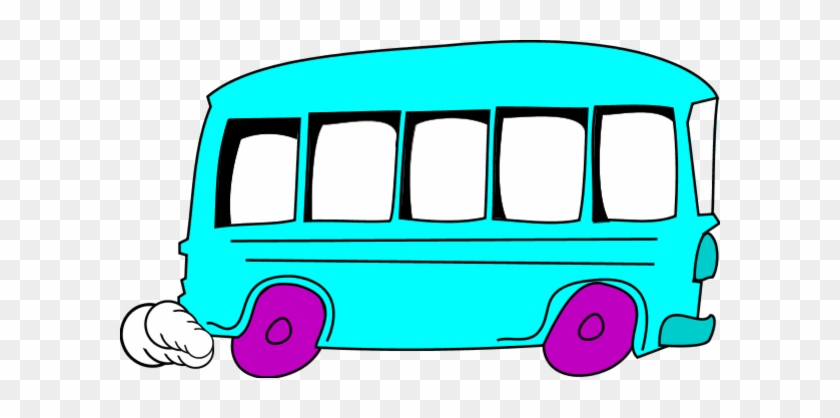 Yellow Bus Clipart - Cartoon Moving Bus Png #270946