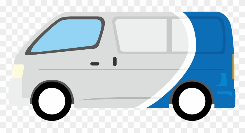 Courier Van Clip Art - Courier Van Clip Art #271026