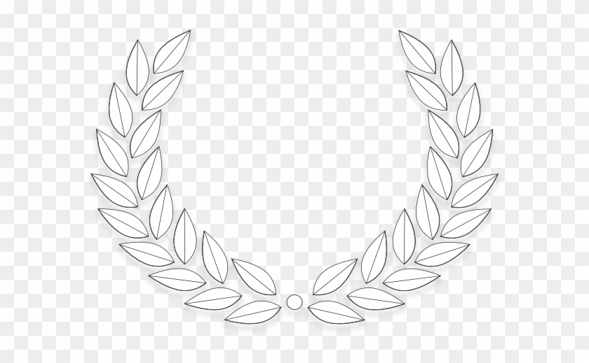 Olive Leaf Gold Clip Art At Clker Com Vector Clip Art - Crowns Png Black And White #271106