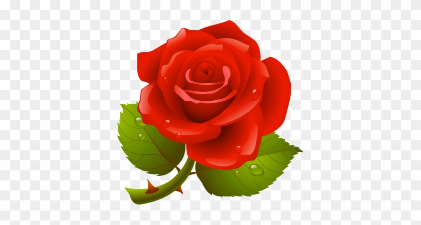 Natali На - Clip Art Of Rose #271159