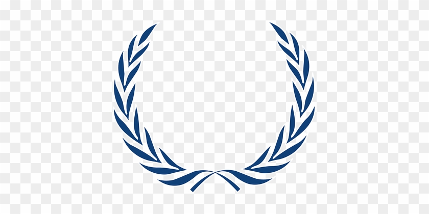 Laurel Wreath Laurels Leaves Honor Blue Hi - Ancient History In 50 Events: From Ancient Civilizations #271178