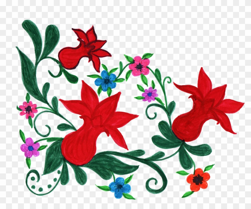 Flower Floral Design Clip Art - Corner Design For File #271266