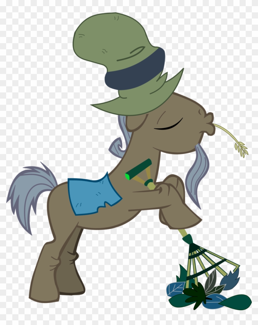 Greenhooves With Rake By Triox404 - Mr Greenhooves Vector #271339