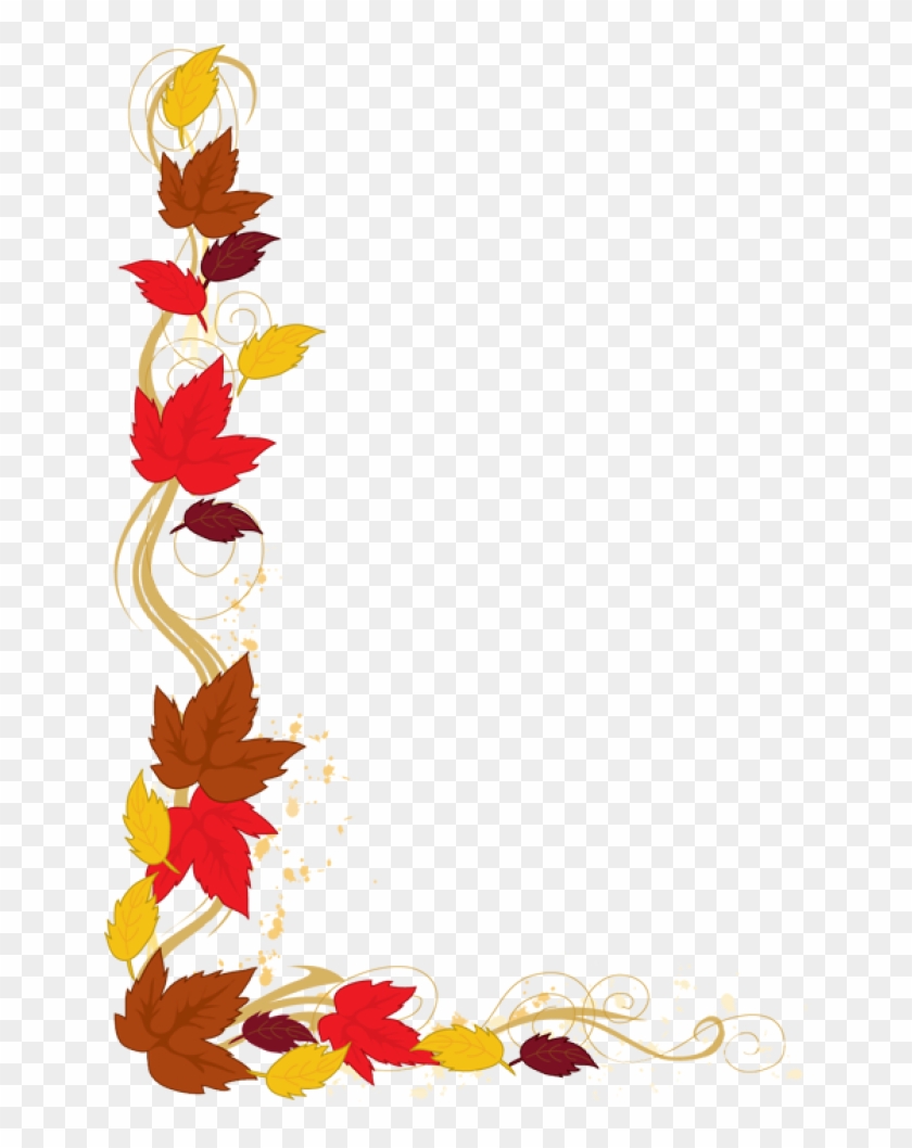 Autumn Leaf Border Clipart - Autumn Leaves Border #271346