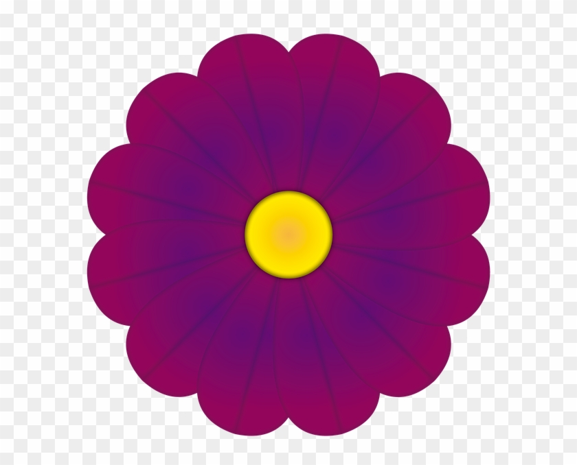 Purple Flower Clipart - Colorful Flower Clipart Png #271364