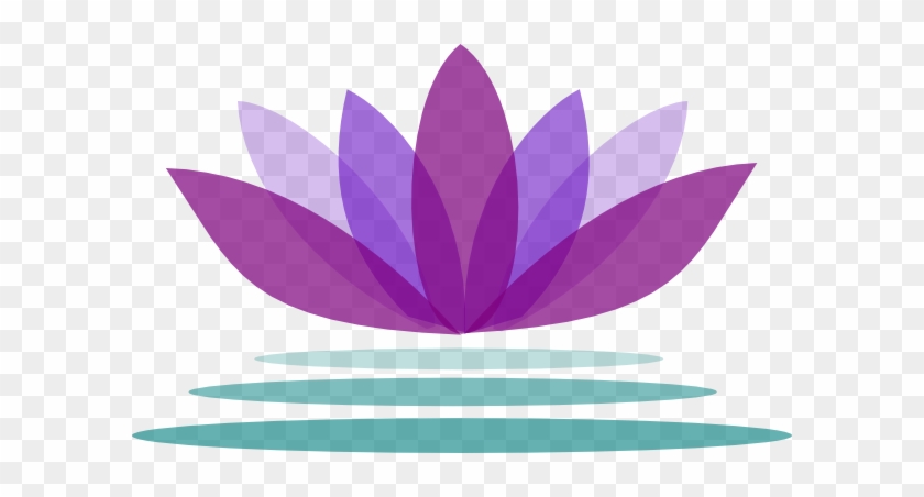 Lotus Flower Clipart Purple Lotus Flower With Water - Lotus Flower Png Transparent #271422
