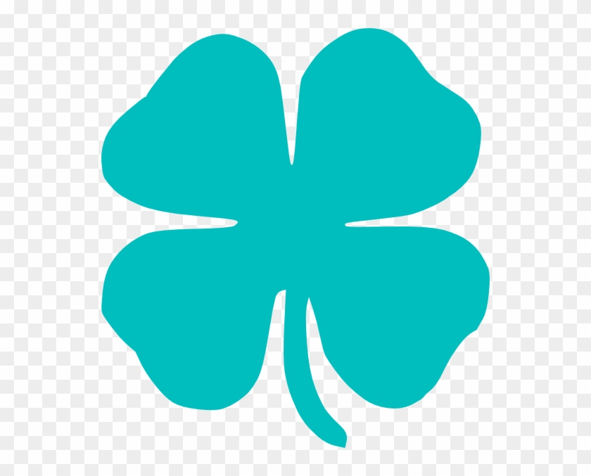 Blue 4 Leaf Clover Png #271449