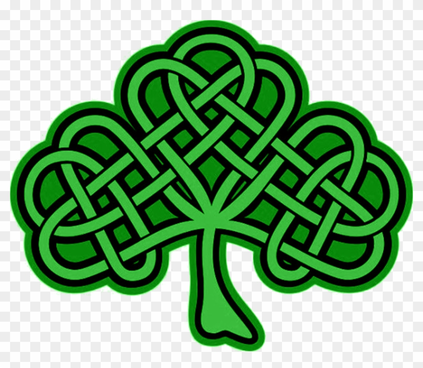Celtic Clipart Shamrock - Celtic Knot Clover #271503