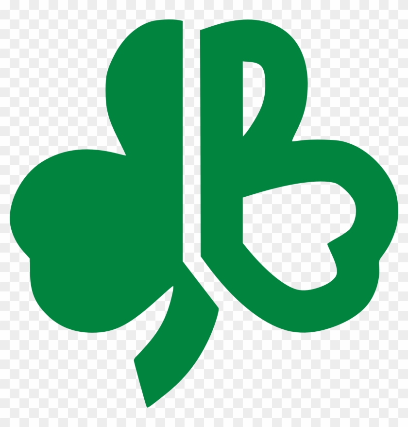 Vintage 1970's Boston Celtics Clover Shamrock Capital - Boston Celtics Clover Logo #271537