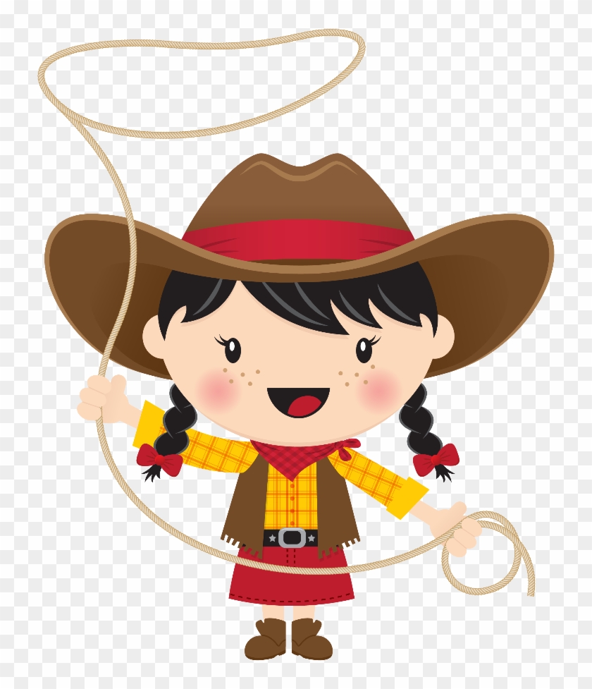 Sensational Cowgirl Clipart Minus Say Hello Western - Cowboy And Cowgirl Clipart #271543