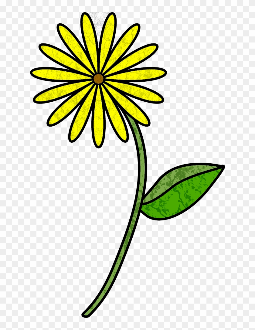 flower stem template daisy paper flower template free