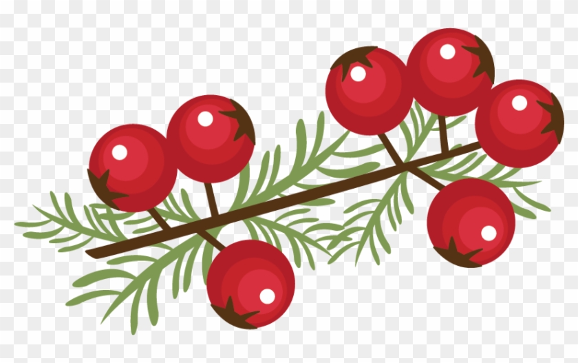 Holley Clipart Winter - Christmas Berries Clip Art #271743