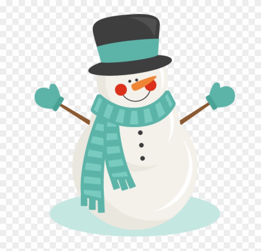 Snowman Winter Svg Scrapbook Cut File Cute Clipart - Snowman Clipart No Background #271745