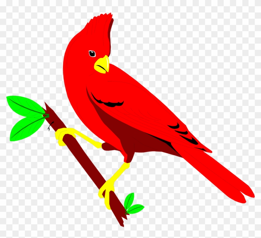 Cardinal Free Stock Photo Illustration Of A Red Cardinal - Cardinalbird Clip Art #271751