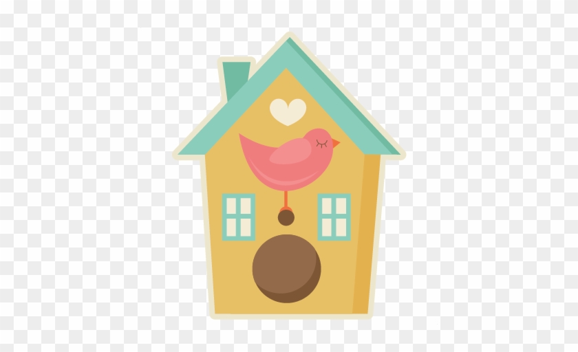 Bird House Clipart Svg - Scalable Vector Graphics #271754