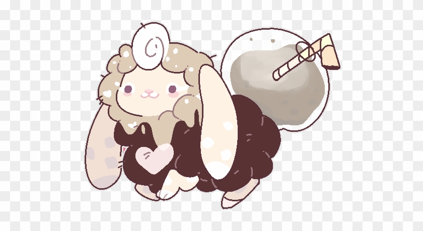 Hot Cocoa And Marshmallows Flufferbun By Panda Galaxy - Marshmallow #271849