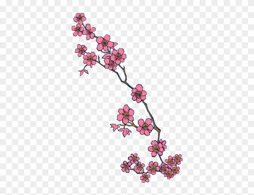 Cherry Blossom Tattoo - Cherry Blossom Tattoo Designs - Free Transparent PNG Clipart Images Download