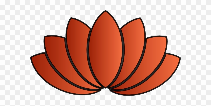 Orange Clipart Lotus - Lotus Orange Png #272008