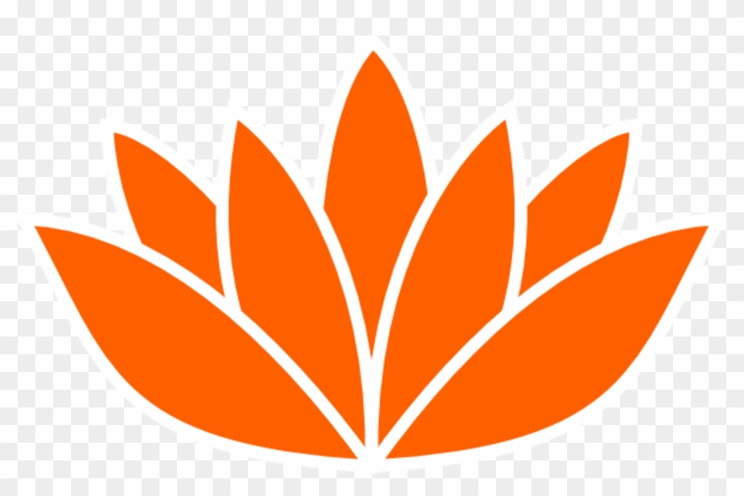 Orange Lotus Flower Picture C - Enlightened Interventions Logo #272009