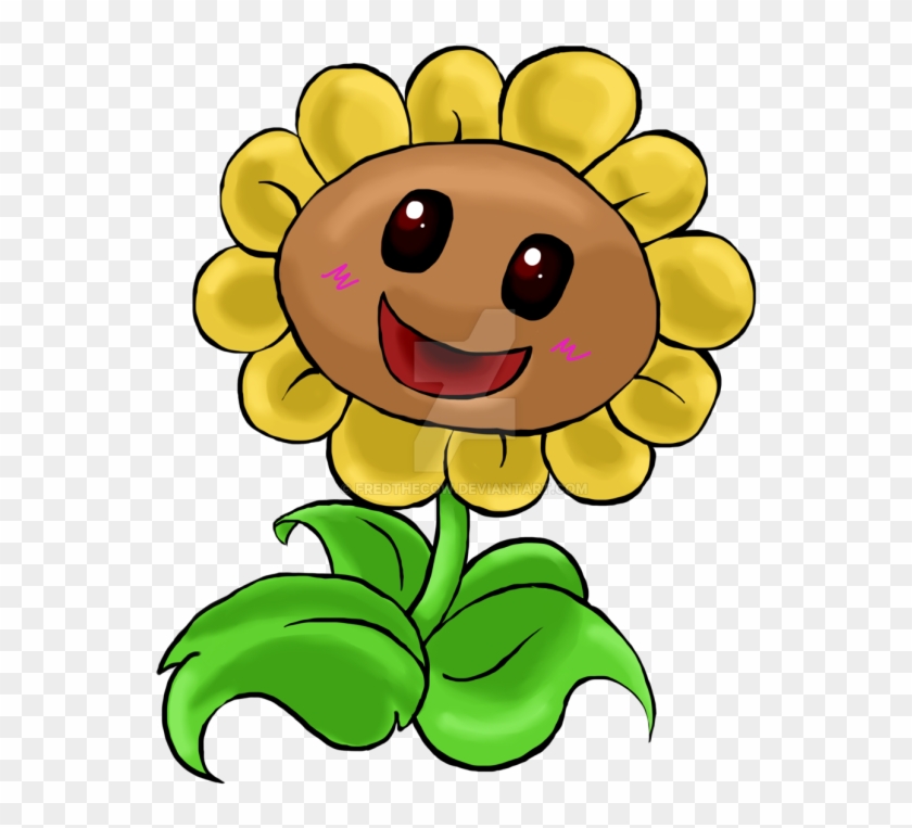 Happy Sunflower Clipart - Sun Flower Cartoon Images Png #272069