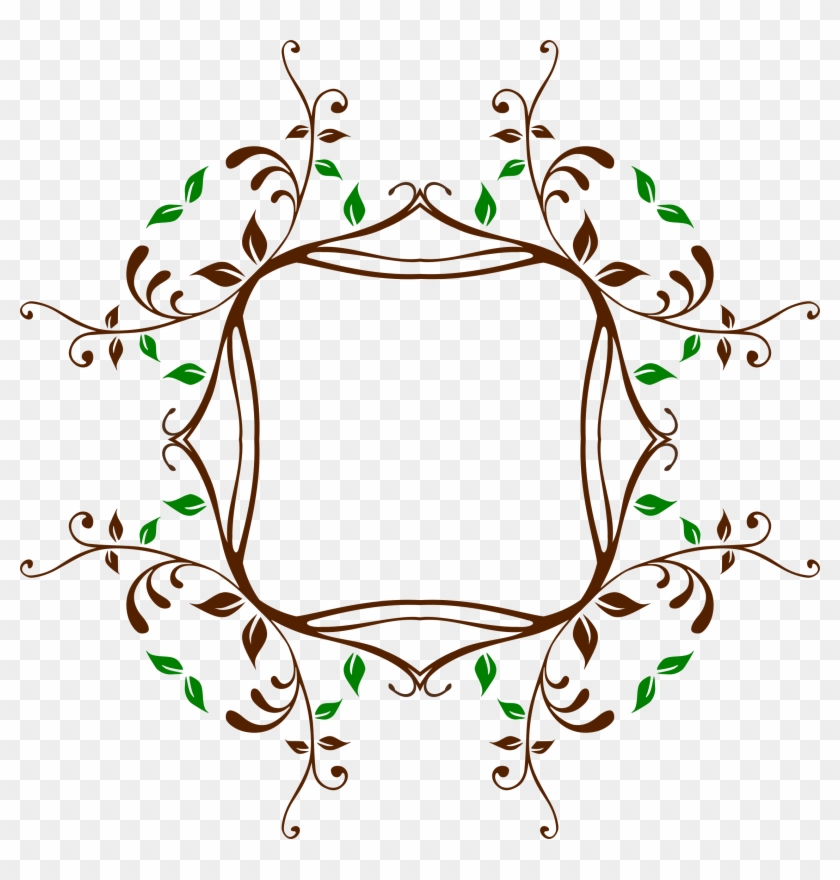 Big Image - Vine Frame Clipart #272107