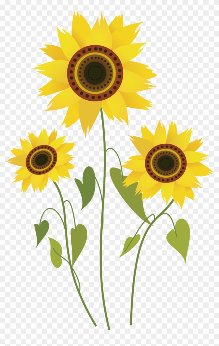 Common Sunflower Drawing Computer File - Sunflowers Drawing Png #272162