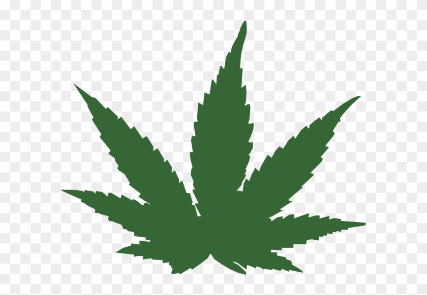 Marijuana Leaf Clip Art At Clker - Weed Leaf Clip Art #272234