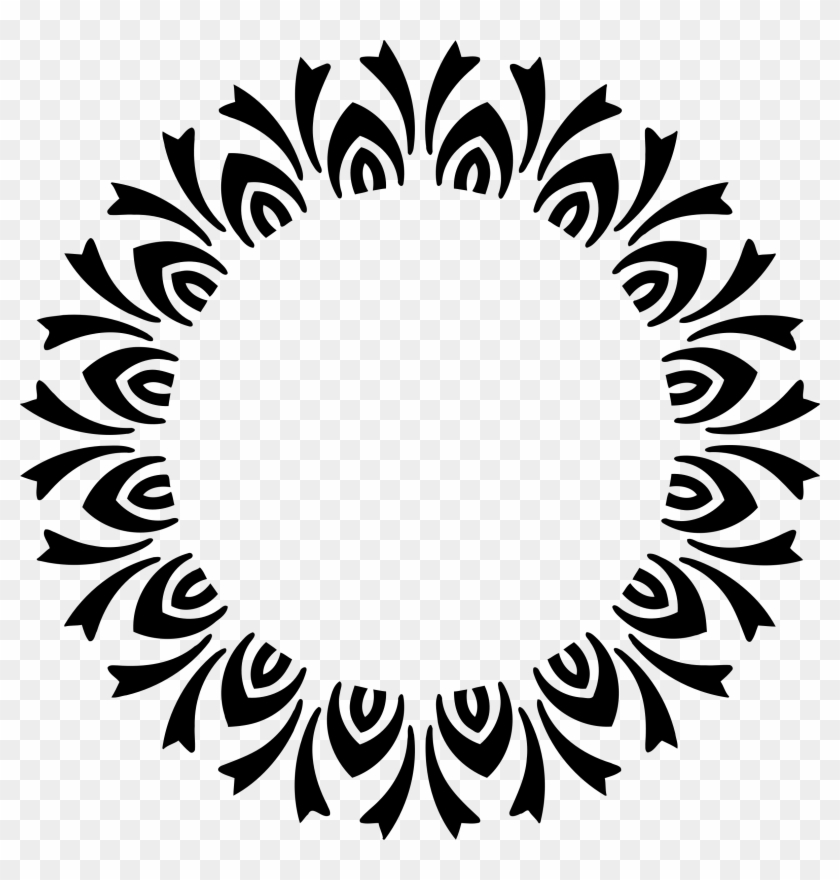 Big Image - Clip Art Pattern Border Circle #272253