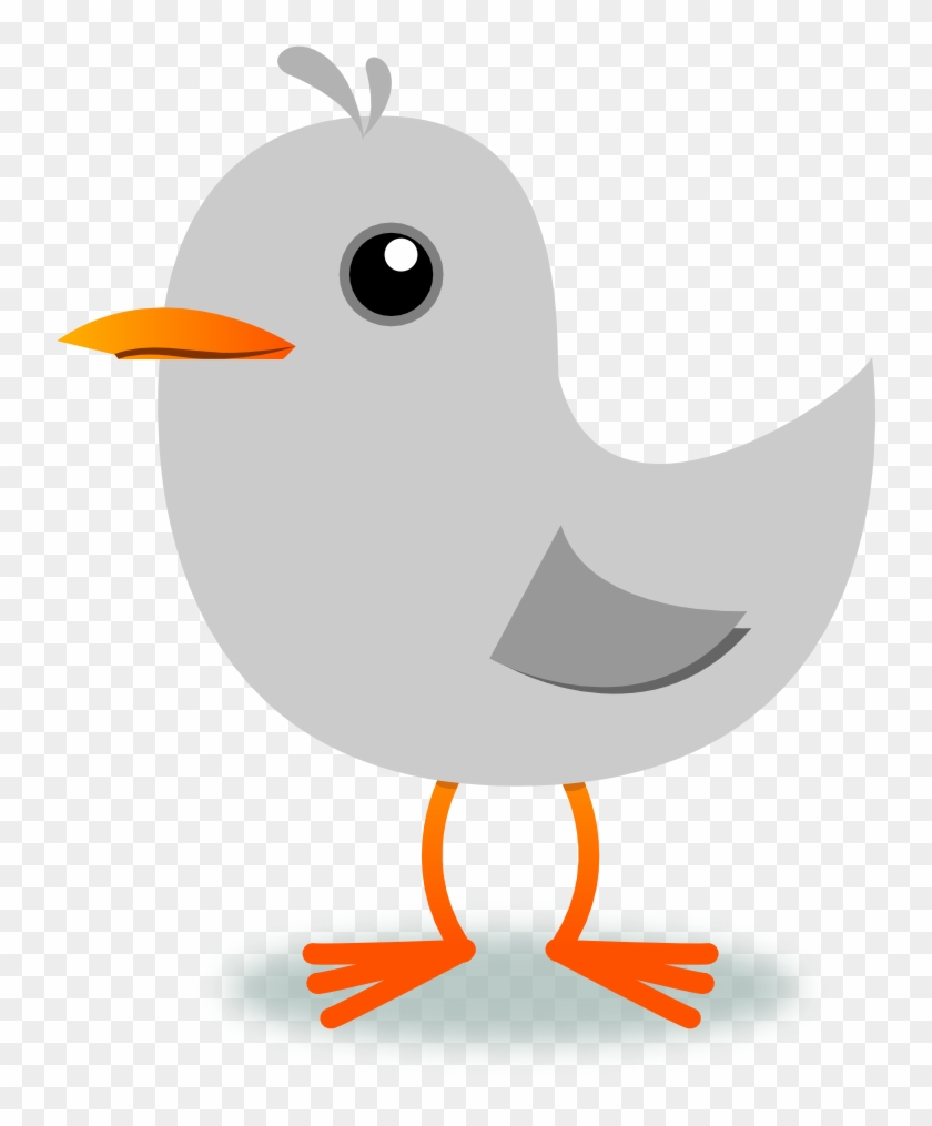Bird Singing Clip Art - Twitter Bird Tweet Vector #272303