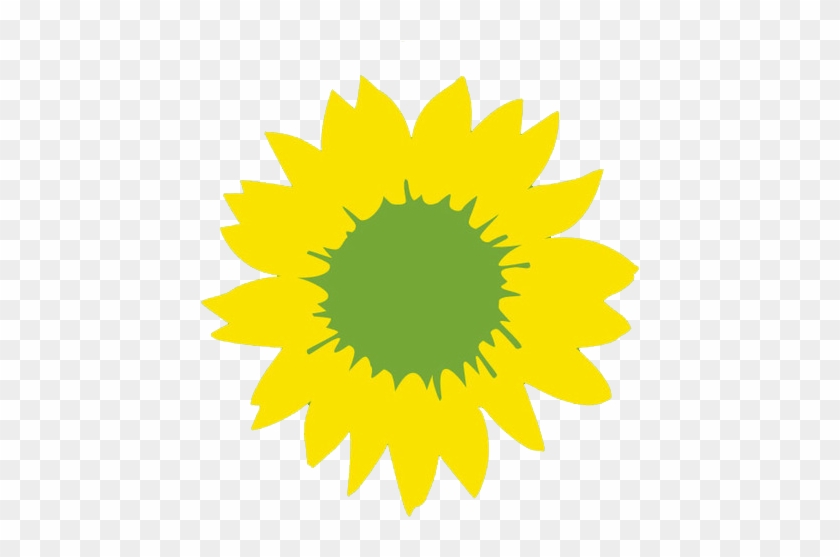 Sunflower Template 10, Buy Clip Art - Alliance '90/the Greens #272327