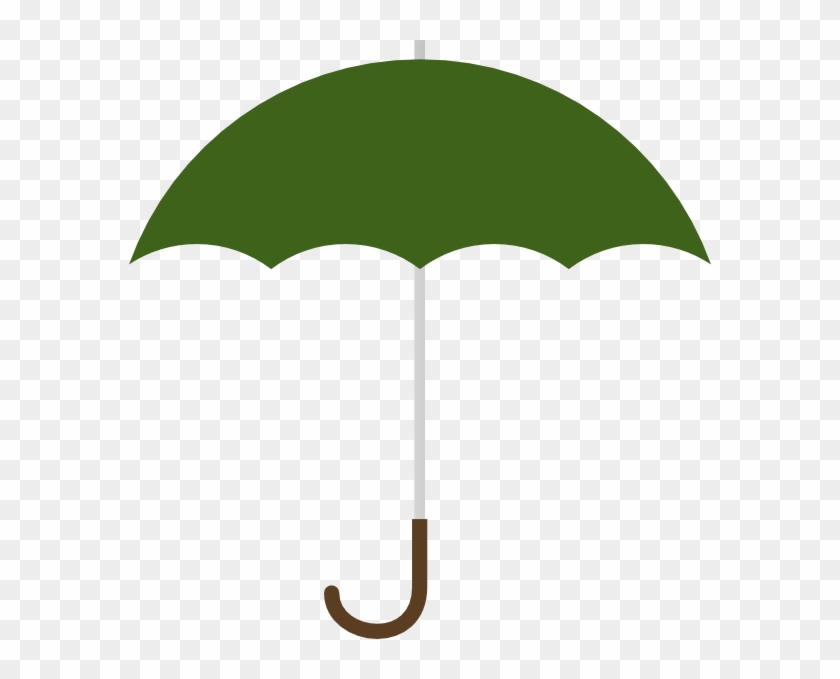 Green Umbrella Clip Art #272356