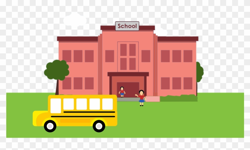 Free To Use & Public Domain School Building Clip Art - School Building Clipart Png #272417