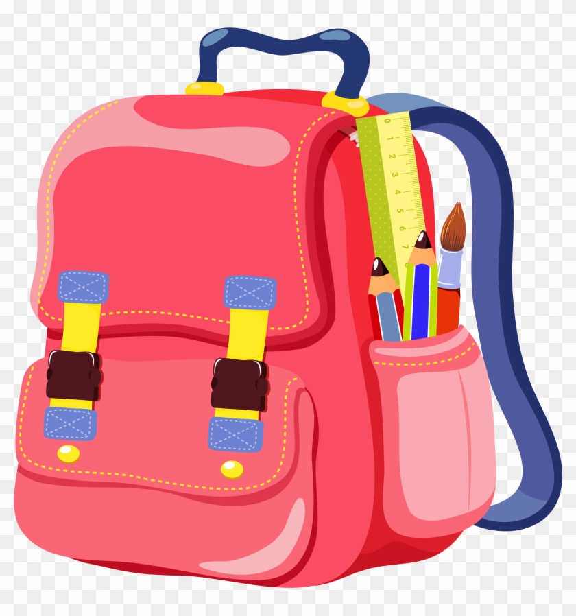 School Backpack Png Clipart - Bag Clipart Png #272493