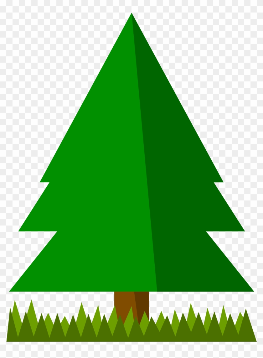 Free Simple Spruce Tree Clip Art - Tree Clip Art Simple #272534