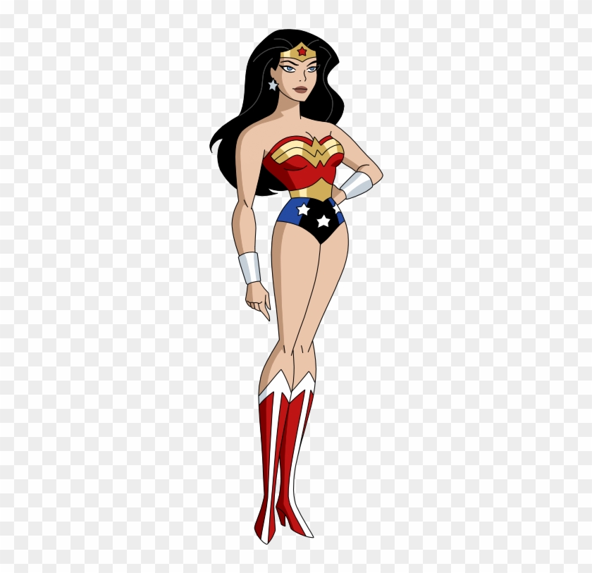 Full Size Of Coloring - Wonder Woman Cartoon Drawing #272560