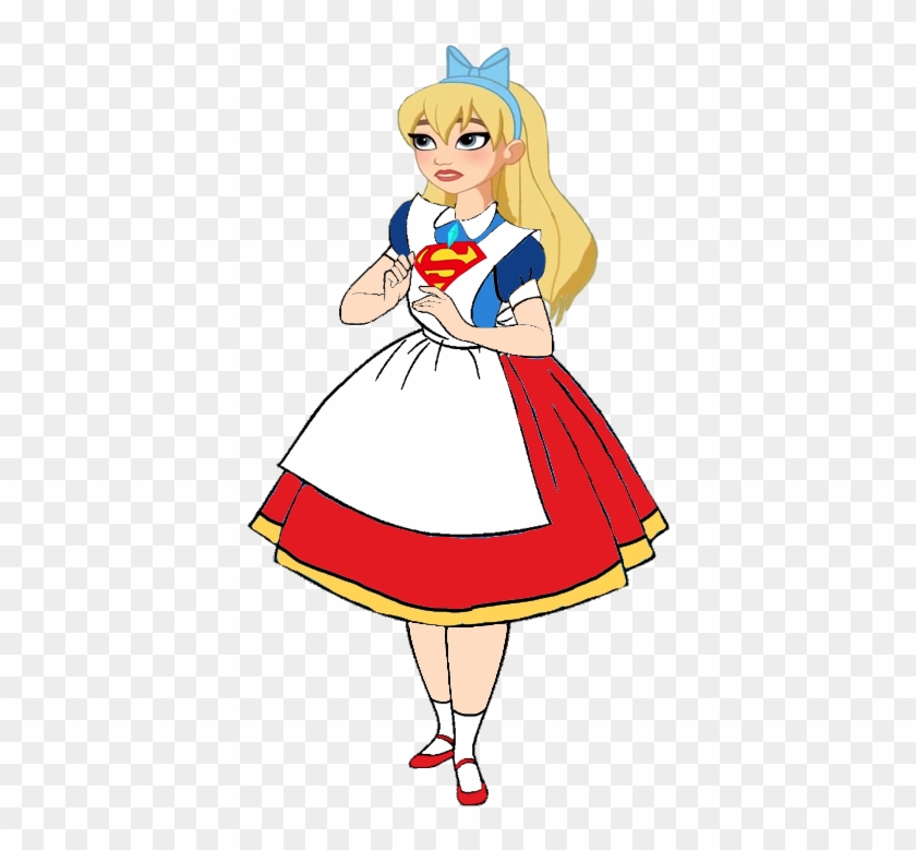 Supergirl In Wonderland By Darthranner83 - Darthraner83 Alice #272587