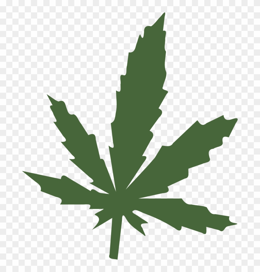 Clipart - The Leaf1 - Custom Black Weed Leaf Throw Blanket #272604