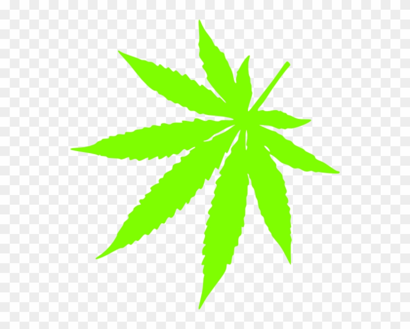 Stencil Daun Ganja #272609