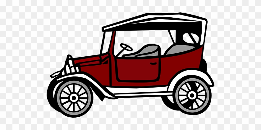 Vintage, Car, Automobile, Old, Antique - Old Vintage Car Vector #272632